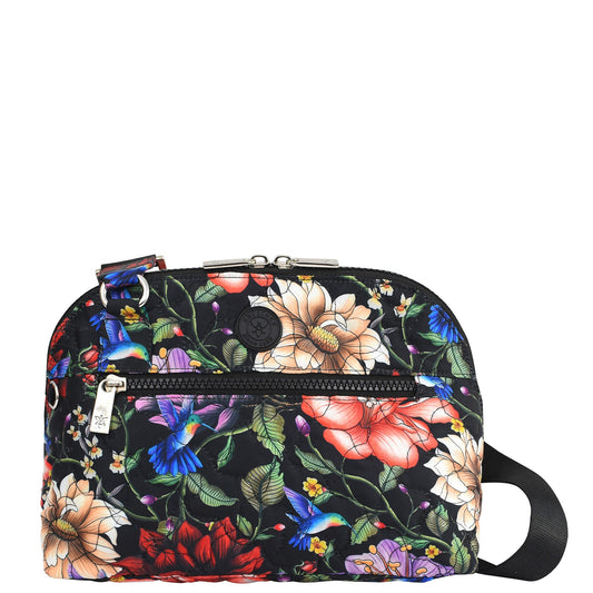 Wanderlust Quilted Fabric Dome Crossbody - 16017