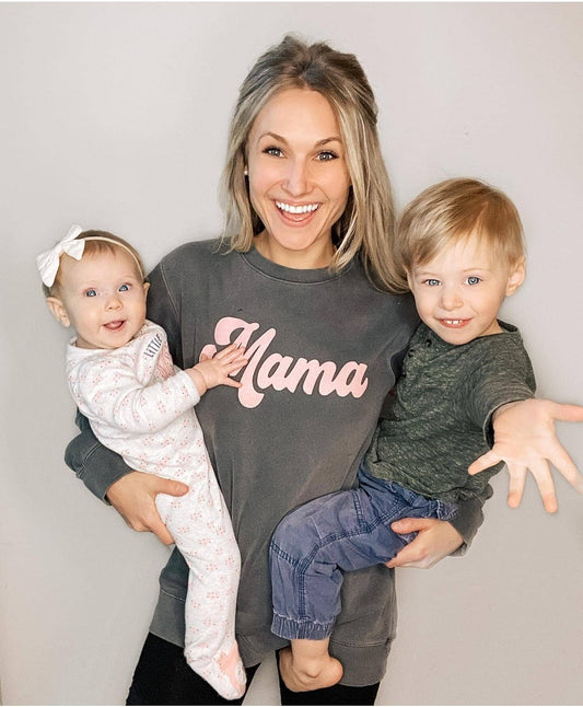 Retro Pink Mama Crew