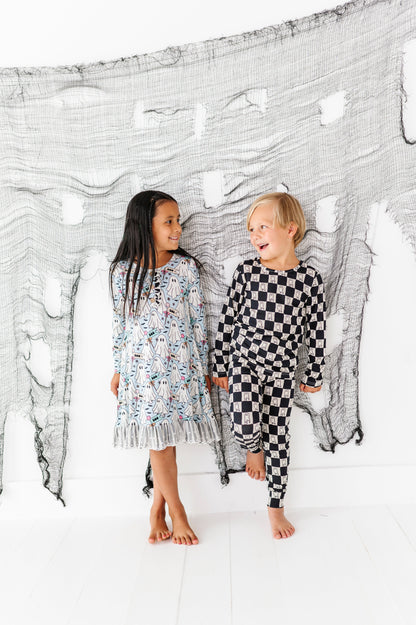 Checkered Ghost | BAMBOO PJ SET
