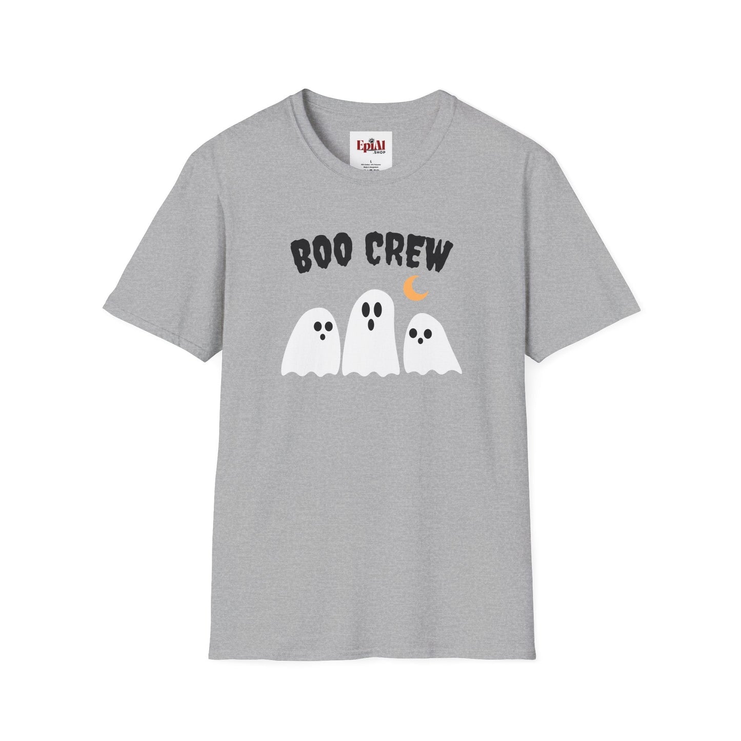 Halloween Boo Crew Unisex T-Shirt, Spooky Apparel, Ghost Lovers, Halloween Costume, Fall Fashion