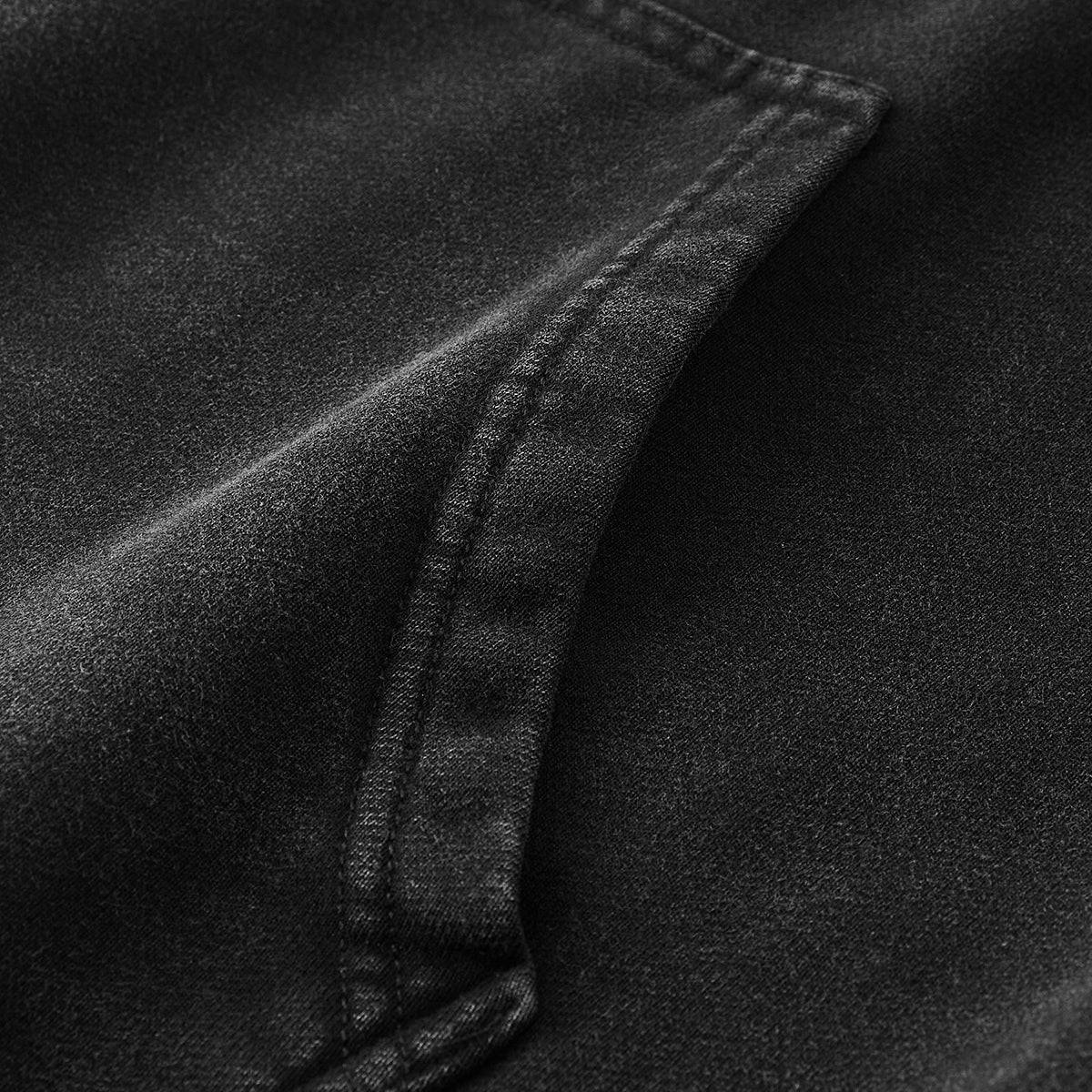 Men's Hoodie Sun Faded Ripped Pocket for Stylish Casual Wear