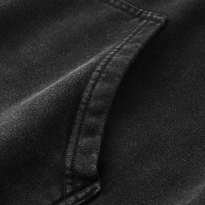 Men's Hoodie Sun Faded Ripped Pocket for Stylish Casual Wear