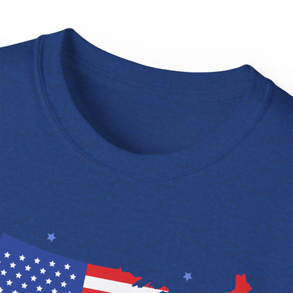 Forever Grateful Veterans Tee - Cotton Shirt for Memorial Day USA Flag Gift for Heroes