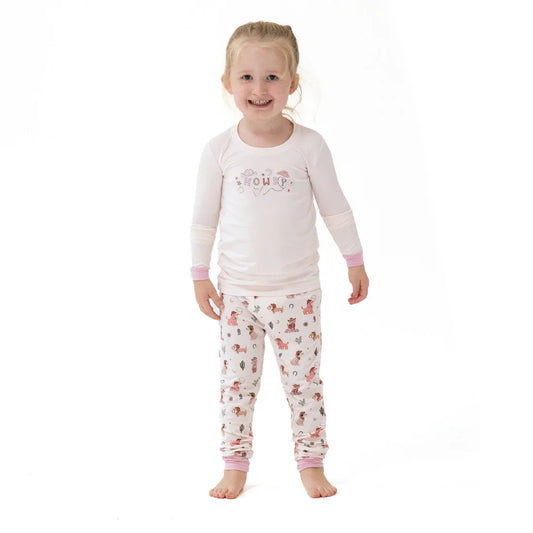 Cowgirl Dogs Long Sleeve Loungewear Set