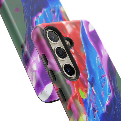Vibrant Color Splash Tough Phone Case