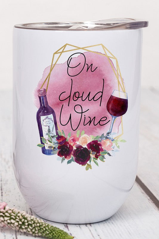 On Cloud Wine Graphic Wine Tumbler Cali Boutique