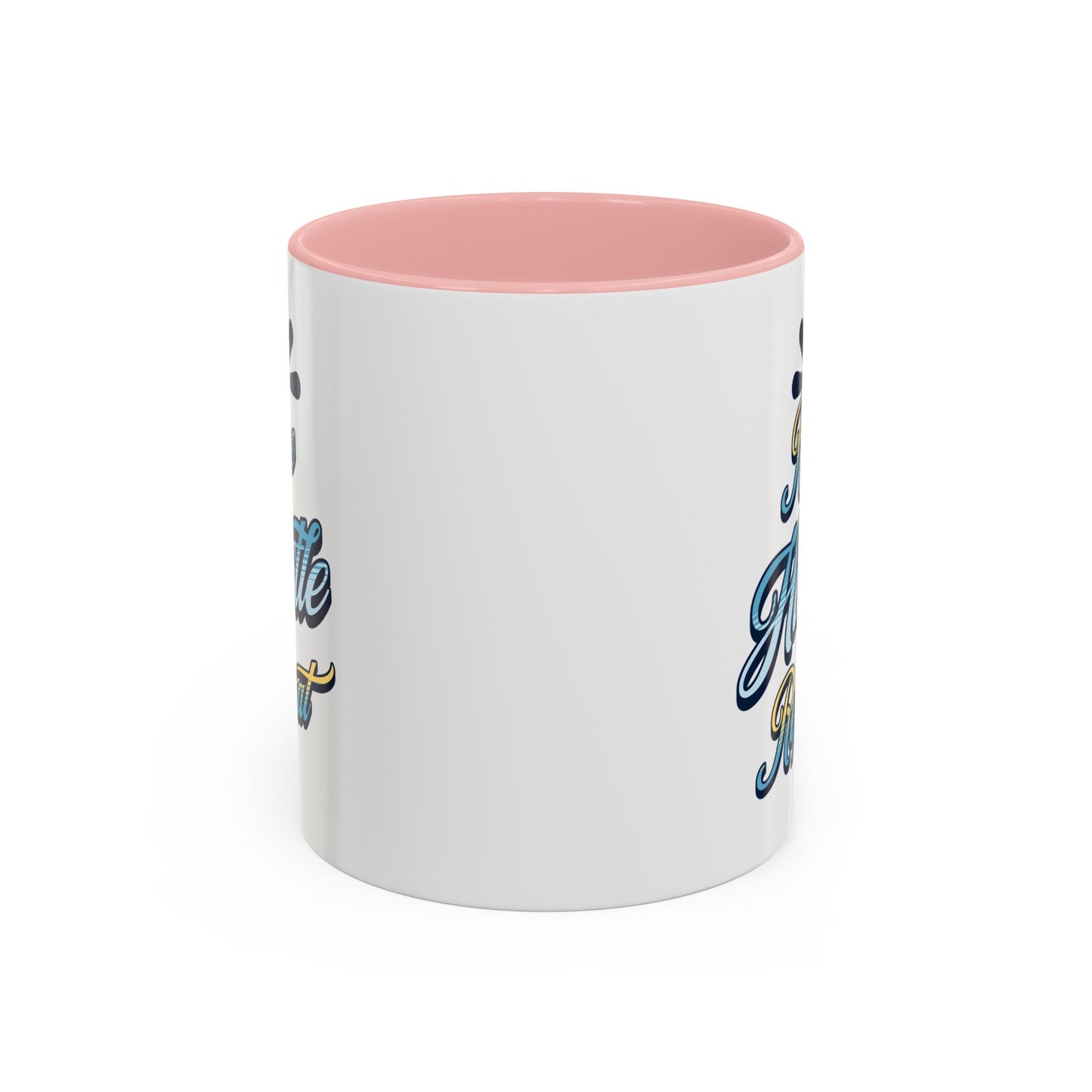 Rise Hustle Repeat Accent Coffee Mug – Inspiring Motivational Drinkware Mug