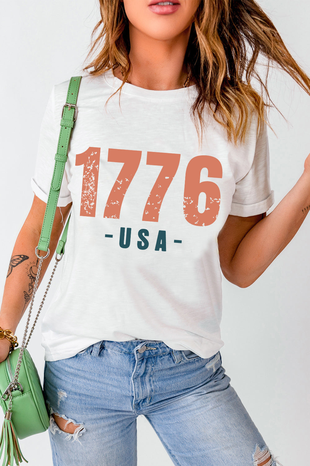 1776 USA Vintage Graphic Tee - Aaria Tees