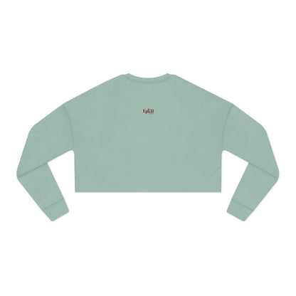 Christmas Lovin' Cat Lady Cropped Sweatshirt
