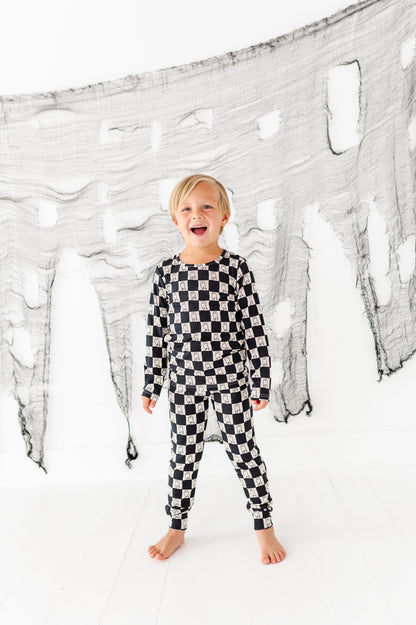 Checkered Ghost | BAMBOO PJ SET