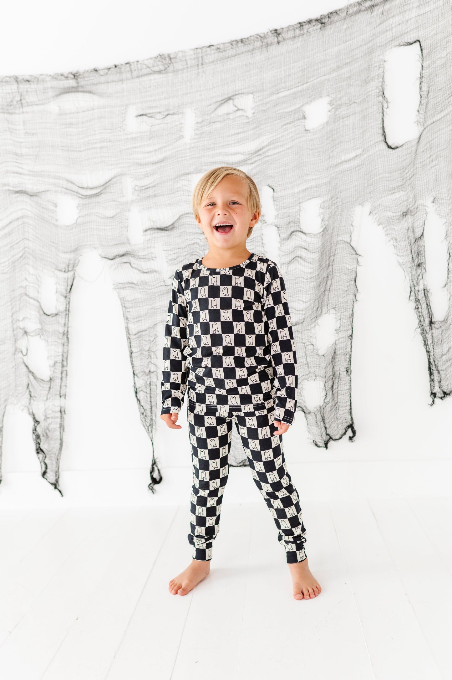 Checkered Ghost | BAMBOO PJ SET