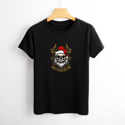 Women's Munsieur T-shirt "Seasons Santa" Christmas Collection