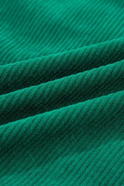 Merry Little Thing Ribbed Corduroy Long Sleeve Sweatshirt