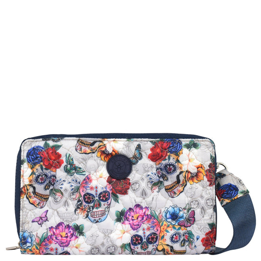 Wanderlust Quilted Fabric Organizer Crossbody - 18004