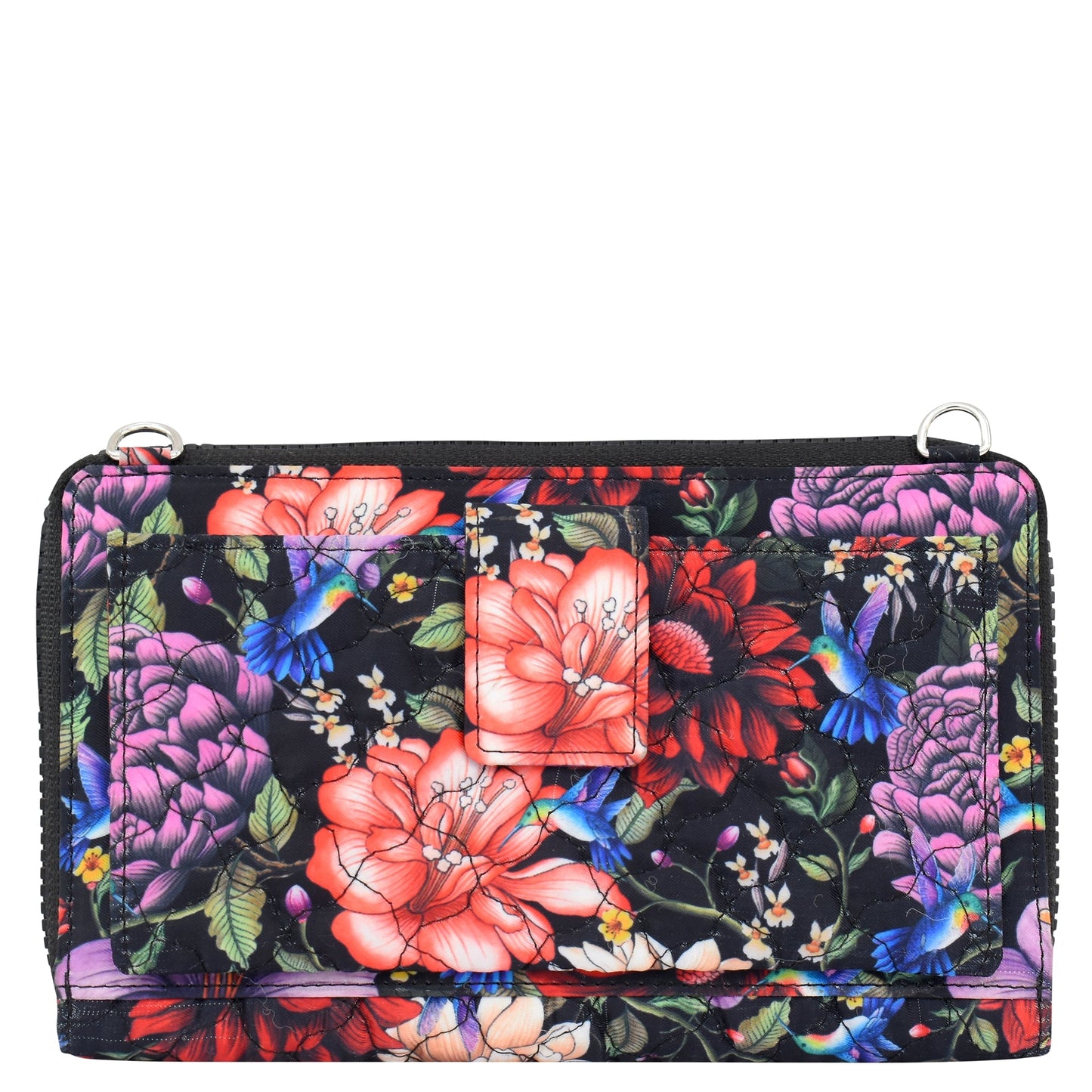 Wanderlust Quilted Fabric Organizer Crossbody - 18004