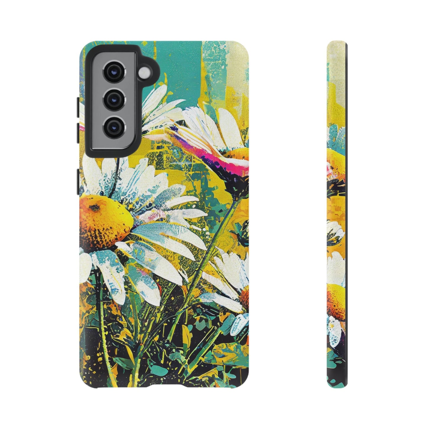 Colorful Daisy Floral Tough Phone Case