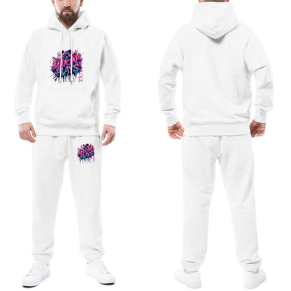 Munsieur Design Graphic Hoodie Set for Men