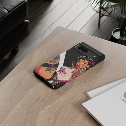 Vintage Tattoo Beauty Tough Phone Case