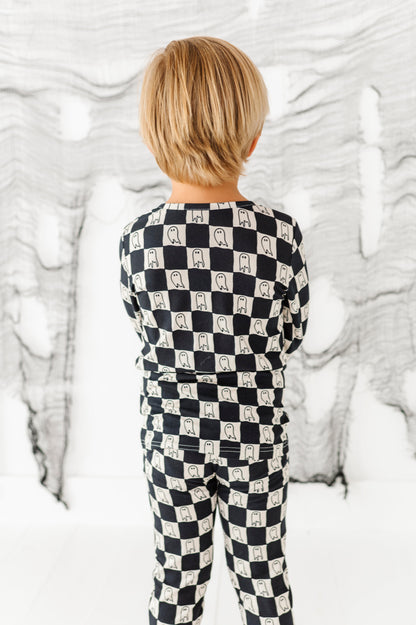 Checkered Ghost | BAMBOO PJ SET