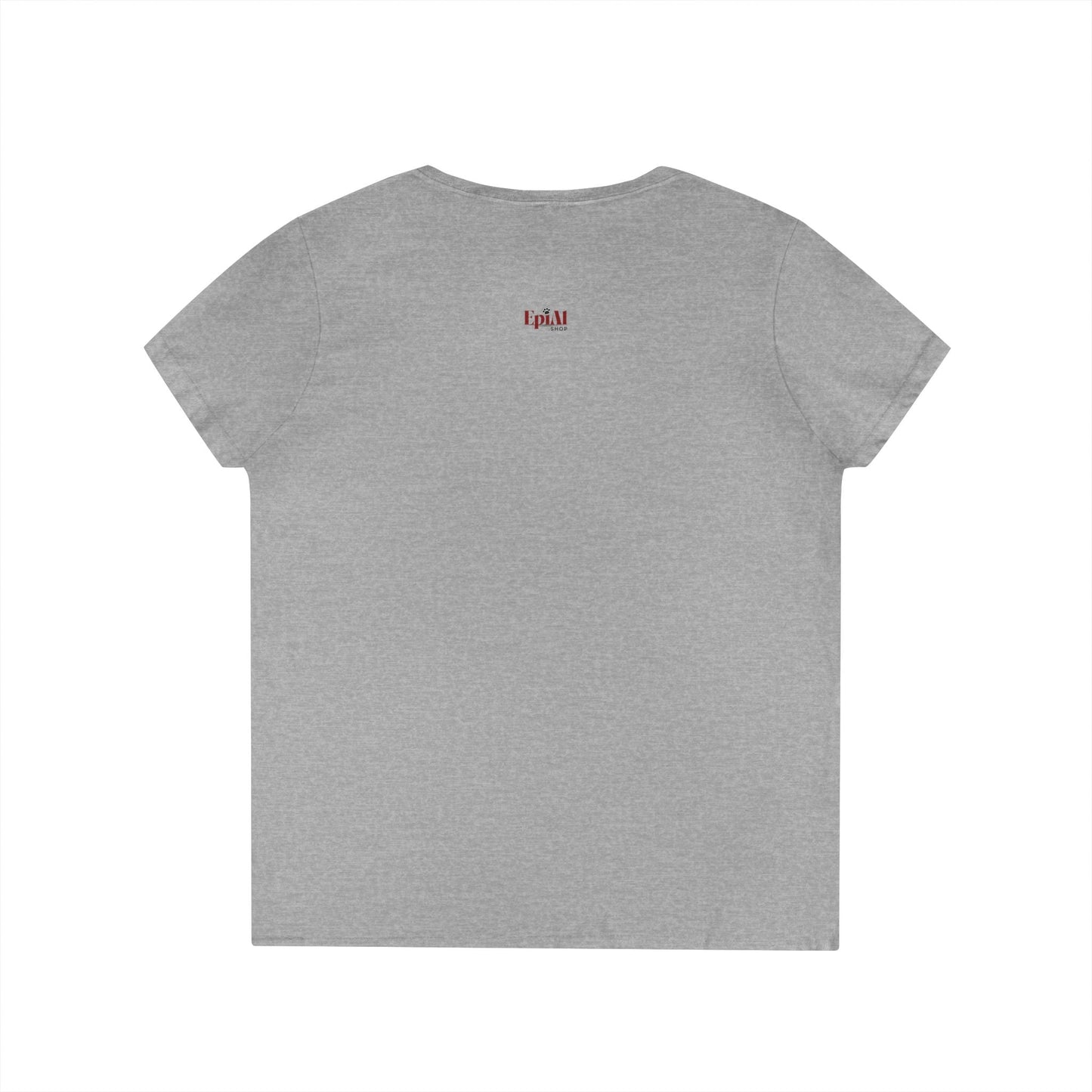Cute Cat V-Neck T-Shirt - Casual Tee for Cat Lovers