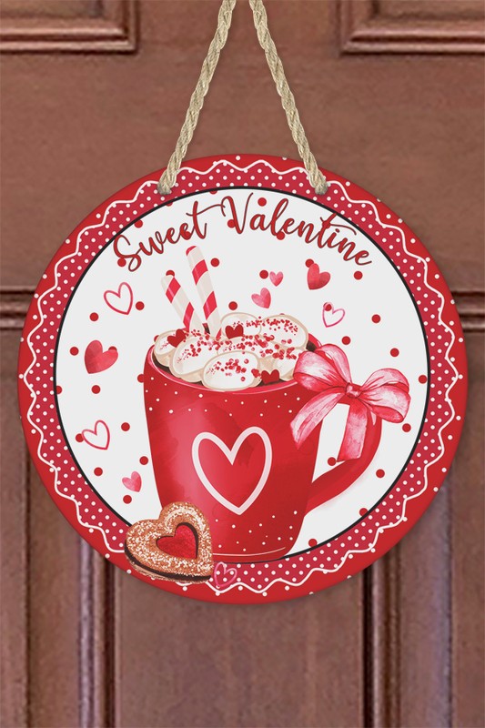 Valentines Day Love Sweet Valentine Door Hanger