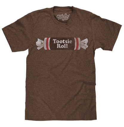 Tootsie Roll Logo T-Shirt - Brown