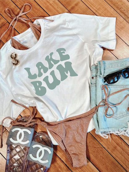 PLUS Wavy Lake Bum Graphic Tee