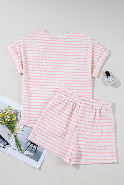 Milana Stripe Knitted Set