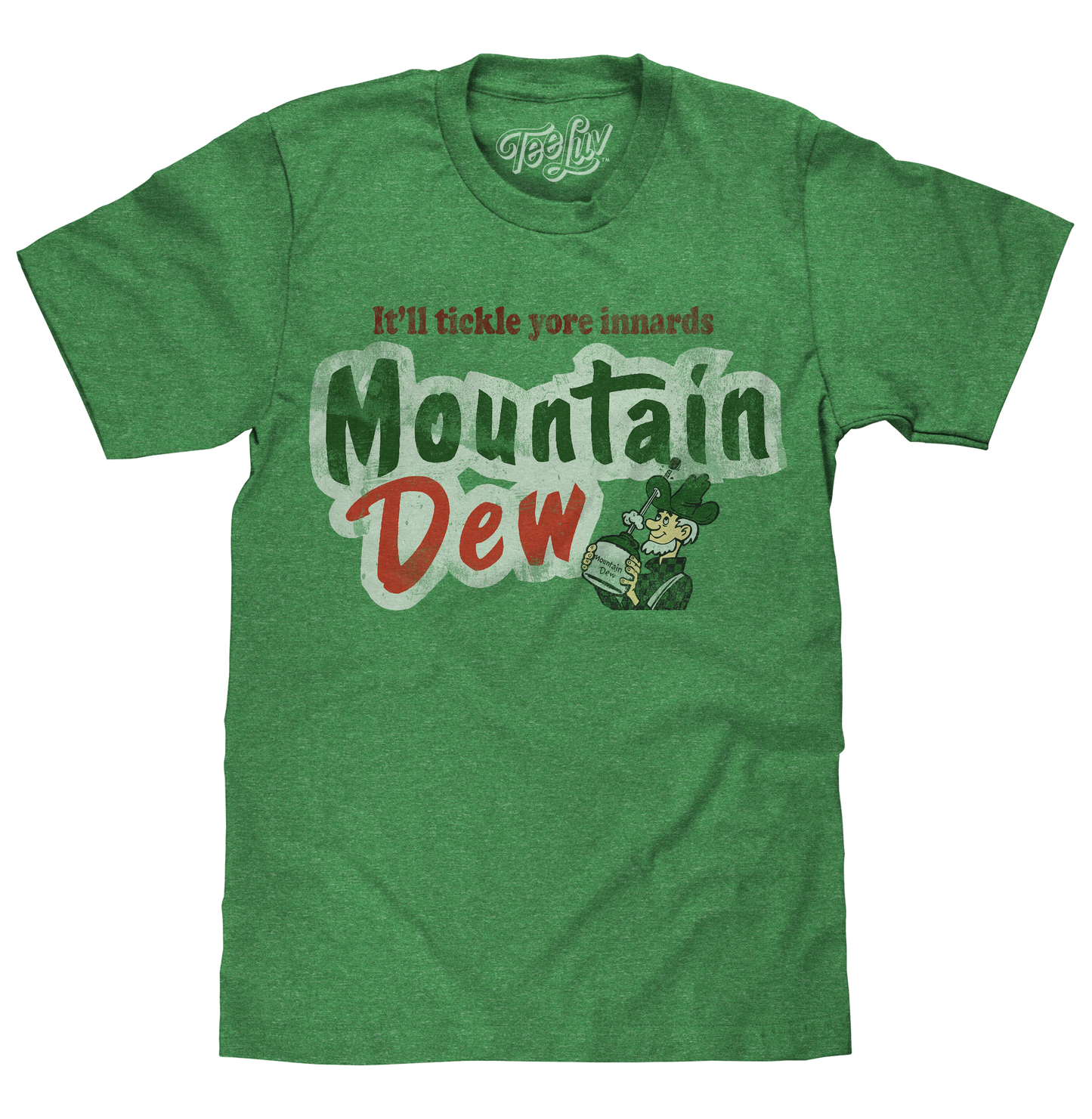 Mt. Dew It'll Tickle Your Innards T-Shirt - Green