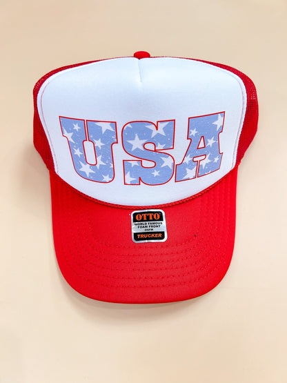 USA TRUCKER HAT
