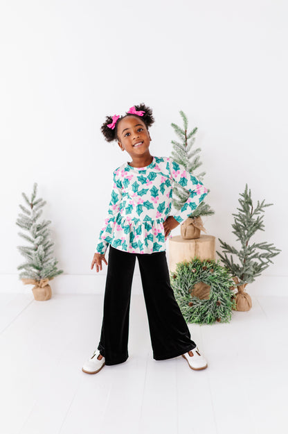 Black Velvet | Wide-Leg Pants