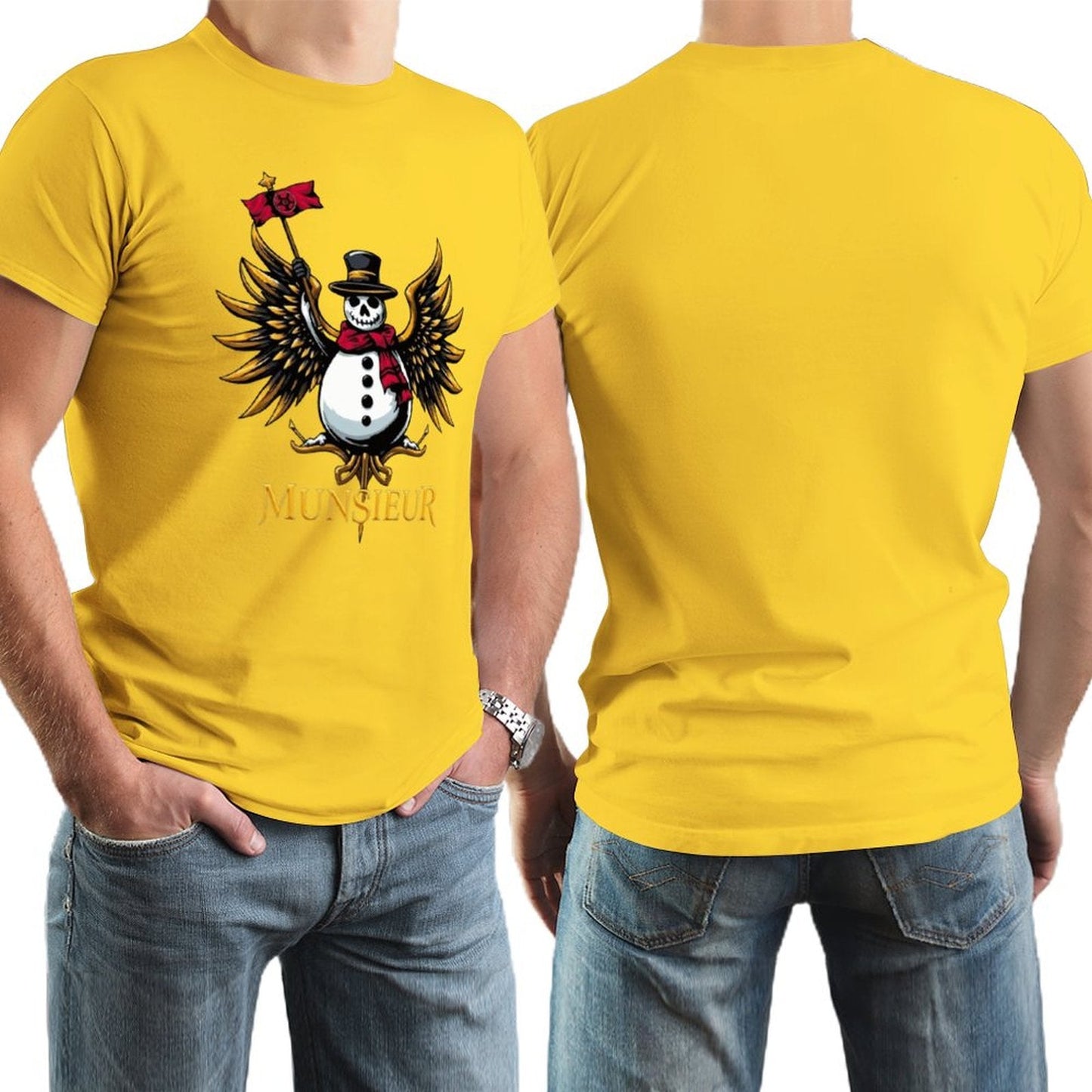 Munsieur Design Christmas Collection "Jack Floss" Tee for Men