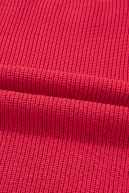 Christmas Sequin Bow Drop Shoulder Sweater