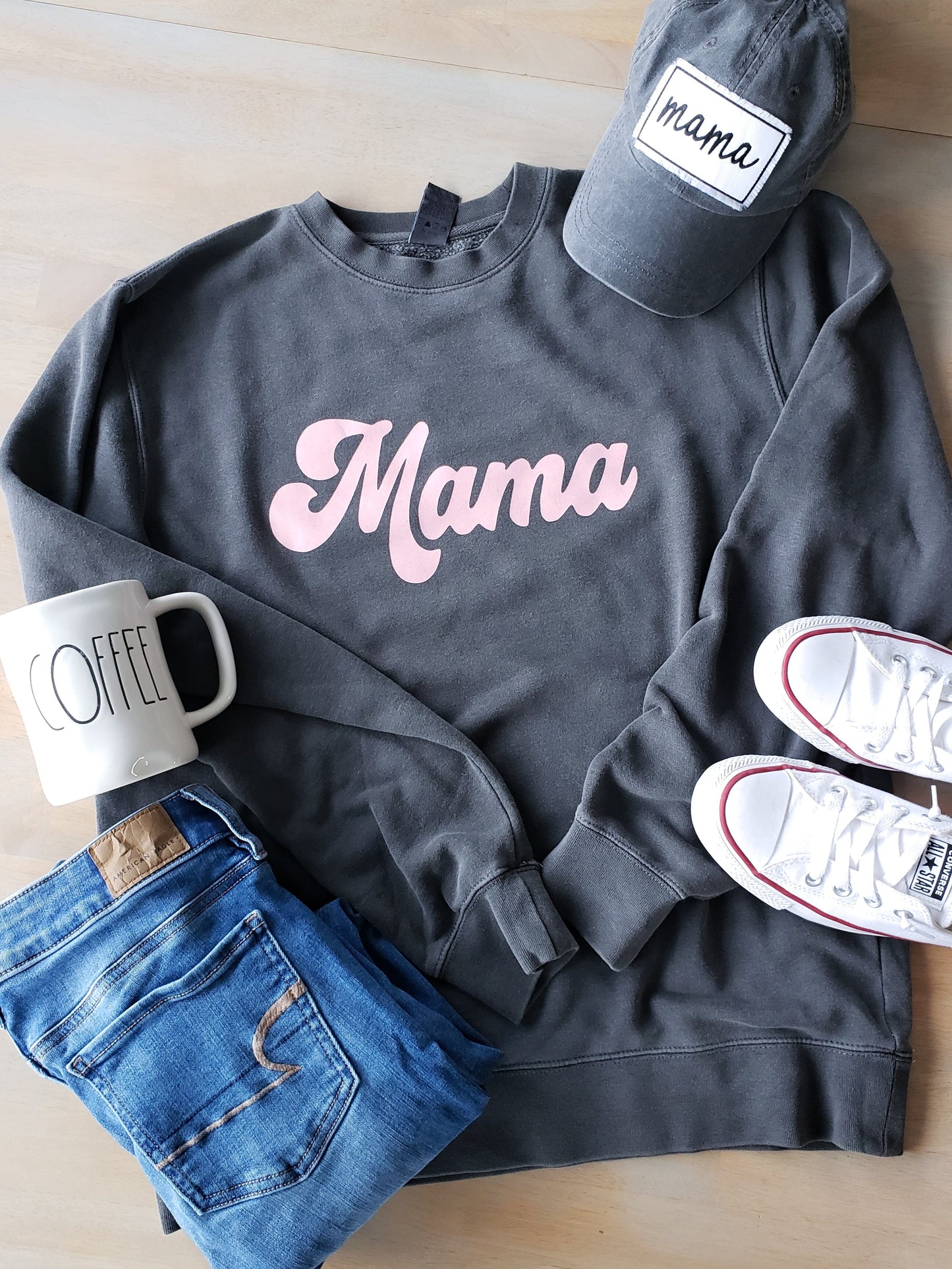 Retro Pink Mama Crew