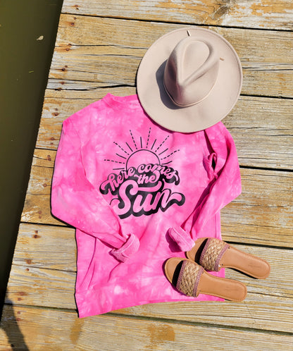 Here Comes the Sun Tie Dye Pullover