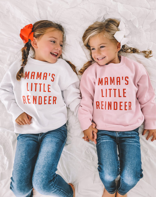Mama's Little Reindeer Toddler Crew