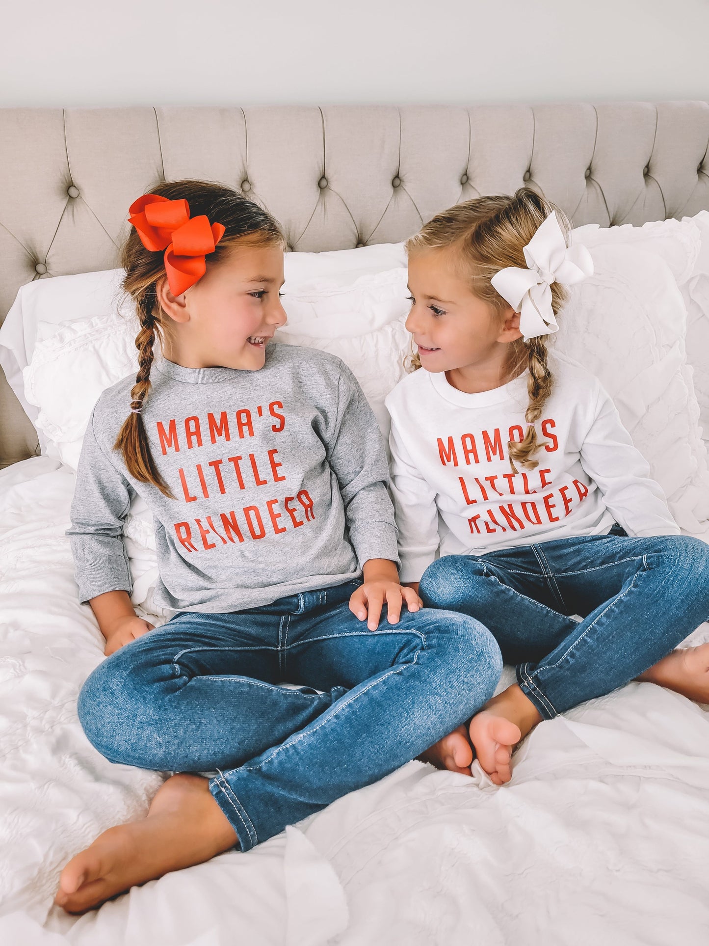 Mama's Little Reindeer Long Sleeve Top