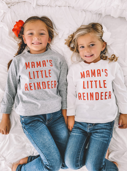 Mama's Little Reindeer Long Sleeve Top