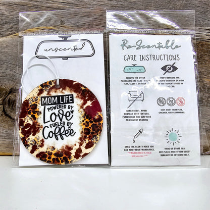 Mom Life Re-Scentable Car Freshener
