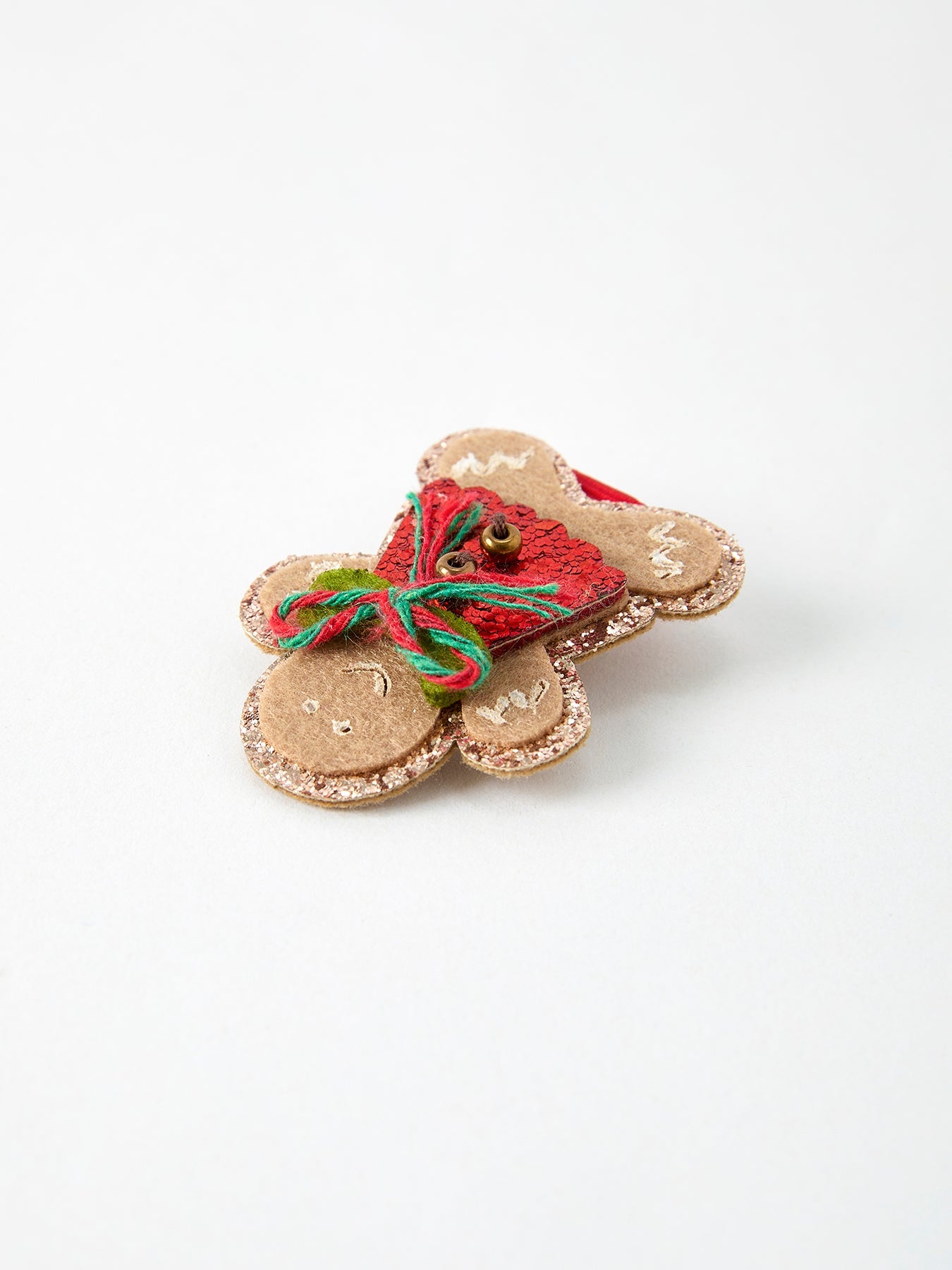 Christmas Gingerbread Girls Hair Clip