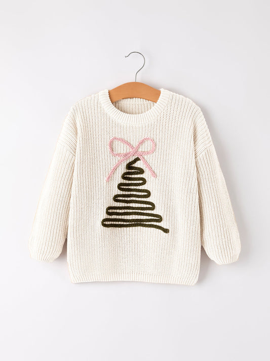 Winter Christmas Girls Pullover Sweater