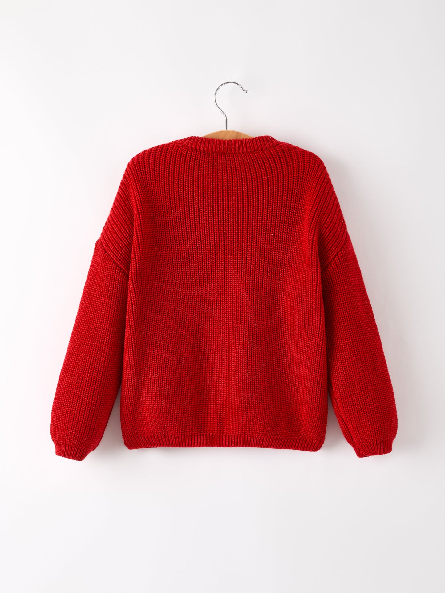 Winter Christmas Girls Nutcracker Sequins Pullover Sweater