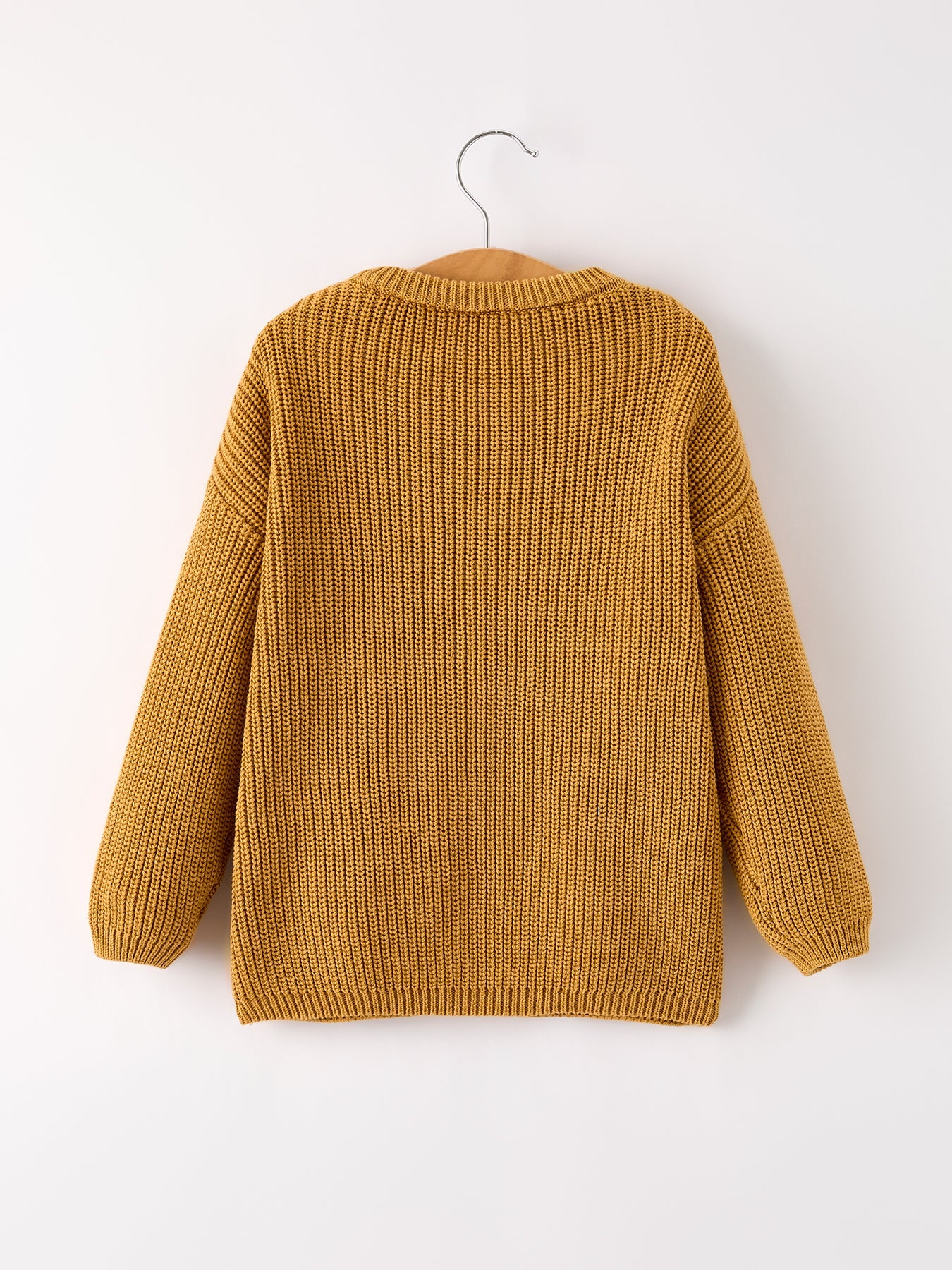 Fall Thanksgiving Brown Girls Pullover Sweater