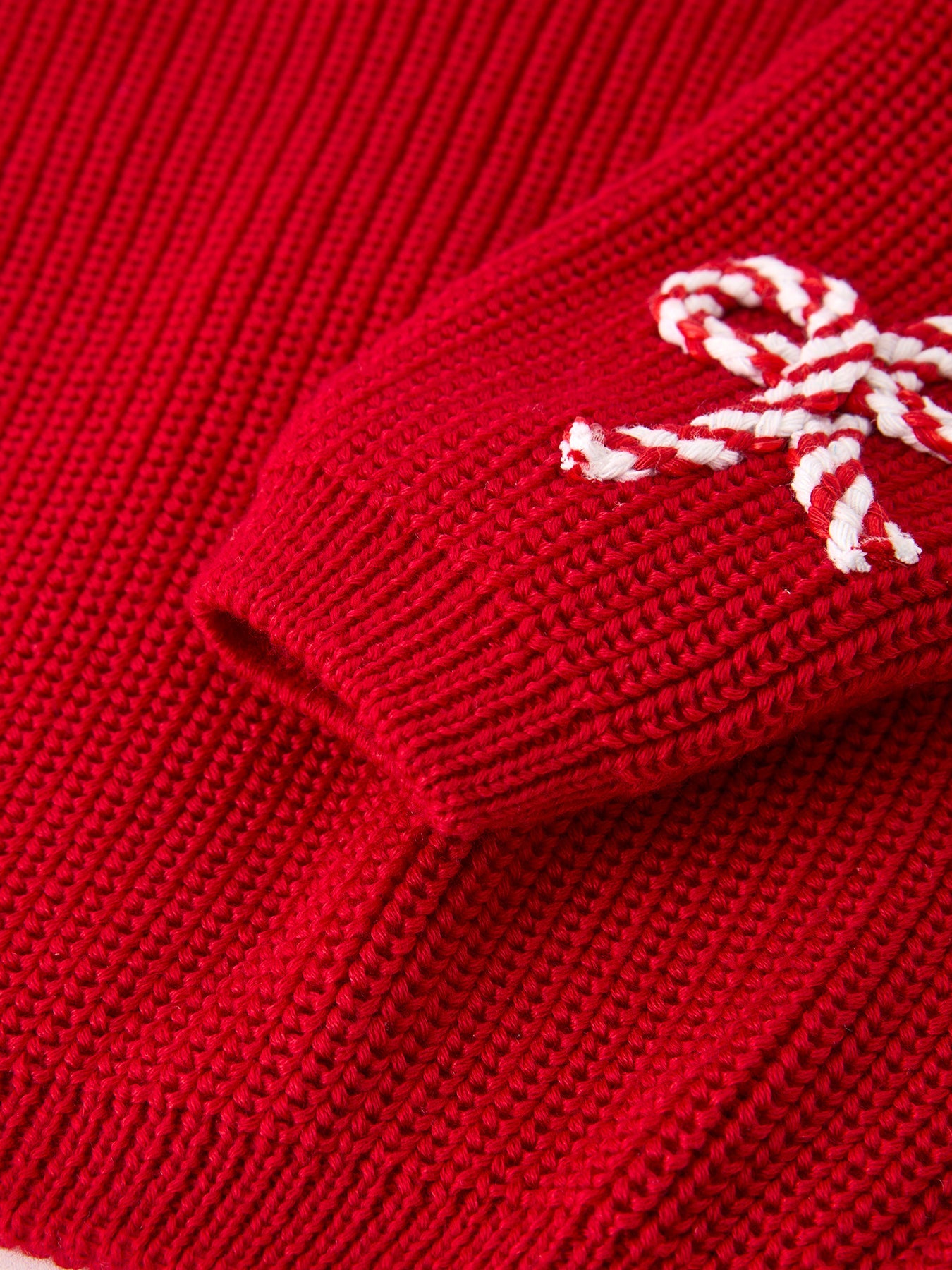 Pre-order Mom and Me Winter Christmas Red "merry" Pullover Sweater