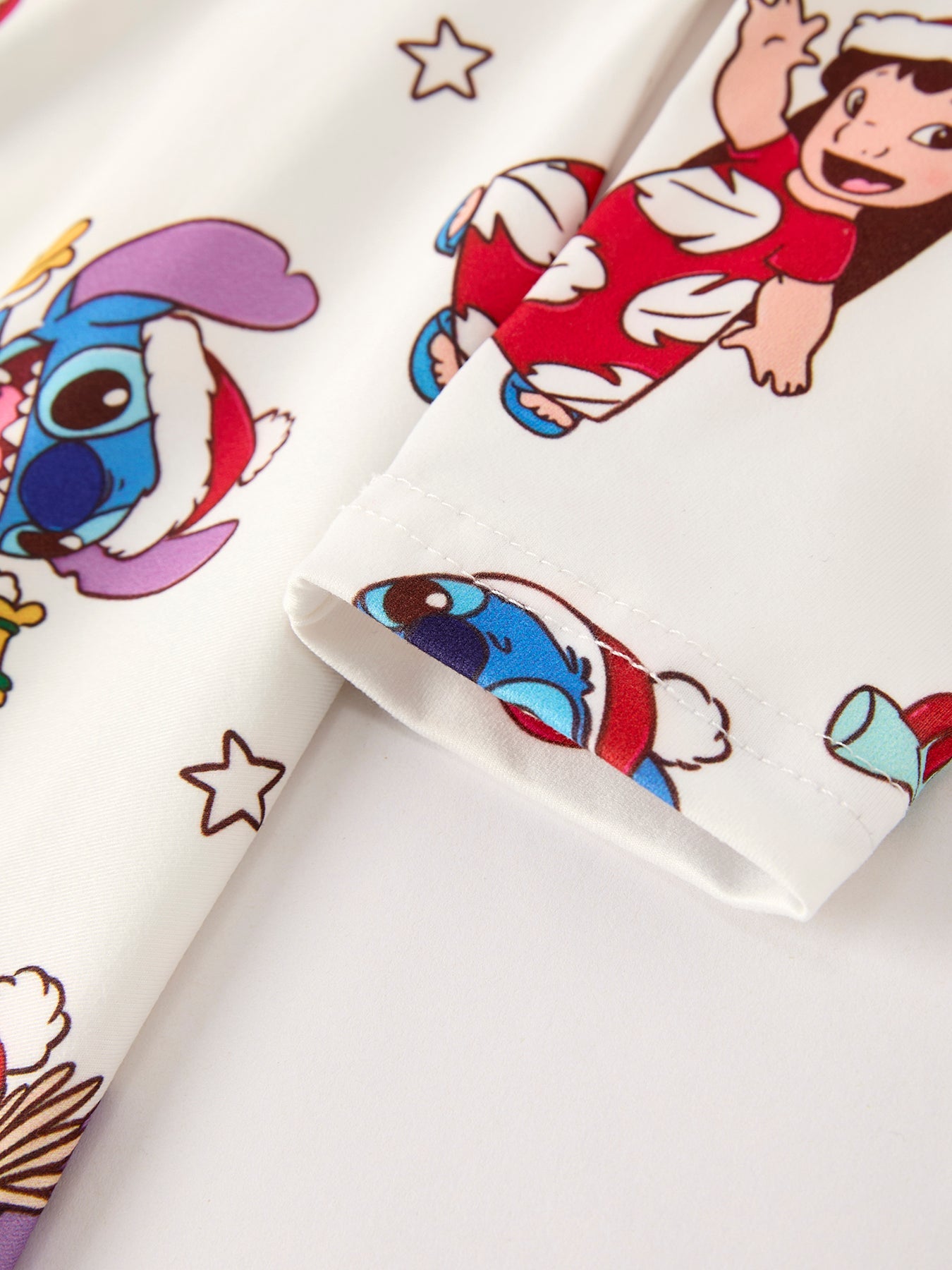 Winter Christmas Tree Character Print Girls Long Sleeve Casual Dress