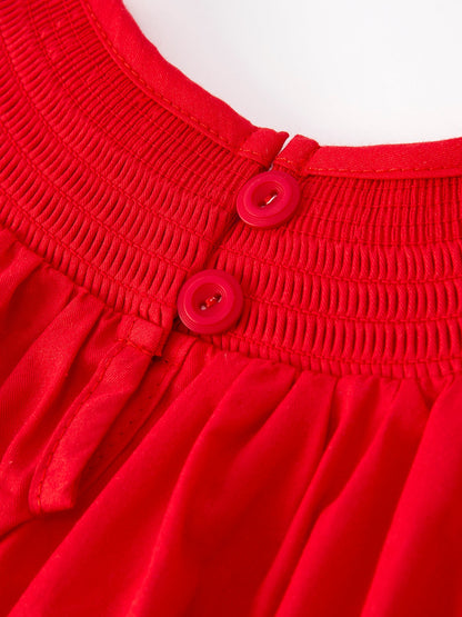 Christmas Baby Romper: Adorable Green Christmas Tree Embroidery