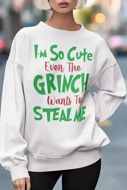 The Grinch, Christmas Graphic Sweatshirt
