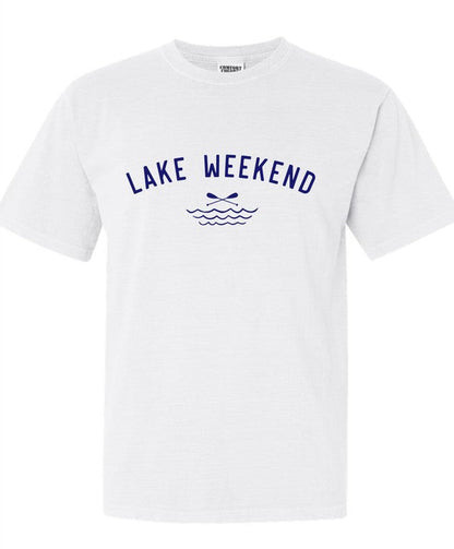 Lake Weekend Comfort Color Graphic Tee