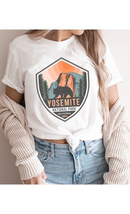 Vintage Yosemite National Park Graphic Tee - Aaria Tees