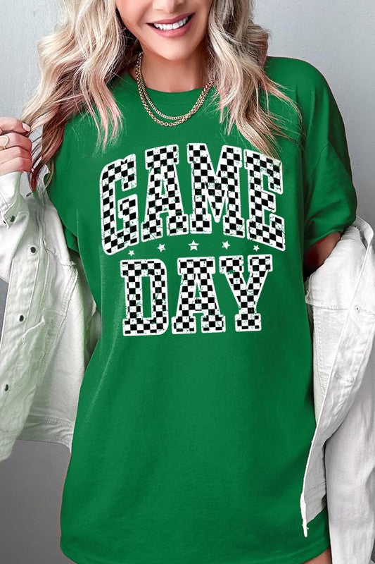 Checkered Game Day Graphic Heavyweight Tee